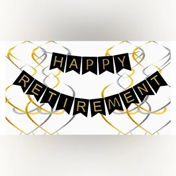 Retirement Banner w/matching smaller banner - Picture 2 of 3